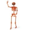 Promotions Helovino skeletas, 157,5x35,6 cm, oranžinis