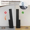 Promotions Indauja 100x40x180 cm juoda rotango laikymo