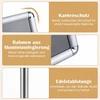 Promotions Informaciniai stendai 2 vnt aukštis 87–137 cm A3 sidabriniai