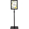 Promotions Informacinis stovas, 33x24 cm, sidabro spalvos, juodas