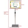 Promotions Informacinis stovas, 42x29,5 cm rėmas, sidabrinis