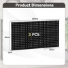 Promotions Įrankių organizatoriaus pegboard komplektas, 120x60x2 cm, juoda tamsiai mėlyna