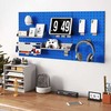 Promotions Įrankių organizatoriaus rinkinys su pegboard, metalas, 120x60x2 cm, tamsiai mėlynas