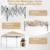 Promotions Iškylantis pavėsinė, 295x295x253-285 cm, balta