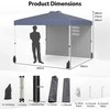 Promotions Iškylantis palapinės stogelis, 305x305x265 cm, Pilkas