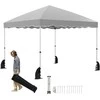 Promotions Iškylantis pavėsinė palapinė, 305x305x265-286 cm, Pilka
