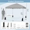 Promotions Iškylantis pavėsinė palapinė, 305x305x265-286 cm, Pilka