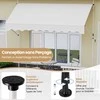 Promotions Ištraukiama markizė, 300x120x210-300 cm, juoda
