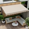 Promotions Ištraukiama terasos markizė 4x2,5 m žalia