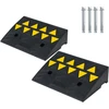 Promotions Įvažiavimo slenksčio rampos 49,5x33x13 cm juodos gumos
