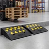 Promotions Įvažiavimo slenksčio rampos 49.5x36.8x16 cm Juoda guma