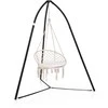 Promotions Kabantis kėdės stovas, metalas, 198,1x218,4 cm, juoda