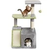 Promotions Katės baldų rinkinys, 3 viename katės veiklos centras, 60x30x30 cm, pilka