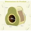 Promotions Kačių namelis, avokado formos, 35x33x40 cm, daugiabriaunis
