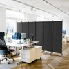 Promotions Kambario pertvara 6 skydai 335x30x173 cm pilka