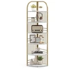 Promotions Kampinė lentyna 42x42x181,5 cm balta metalinė konstrukcija