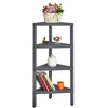 Promotions Kampinė lentyna 46x25x99 cm Pilka PP medžiaga