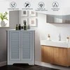 Promotions Kampinė spintelė, 63x32x81,5 cm, pilka, MDF saugojimas