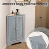 Promotions Kampinė spintelė, 63x32x81,5 cm, pilka, MDF saugojimas