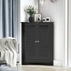 Promotions Kampinė spintelė, 63x32x81.5 cm, juoda, MDF