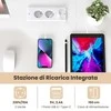 Promotions Kampo rašomasis stalas, 131x106x75 cm, balta, metalinis rėmas