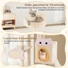 Promotions Katėms skirtas draskyklė, 95x43x125 cm, medinė, laipiojimo ir draskymo baldai