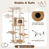 Promotions Katės draskyklė, 48x44x148 cm, natūrali, sizalio draskymo stulpai