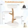 Promotions Katės draskyklė, 50x90 cm, balta, kriaušės medis