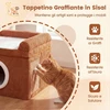 Promotions Katės lova 49x41x39 cm Ruda, sizalio draskyklė