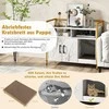 Promotions Katės spintelė, 2 skyreliai, balto marmuro