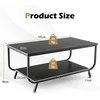 Promotions Kavos staliukas, 105x55x46 cm, Juodas