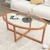 Promotions Kavos staliukas, 118x71,5x47,5 cm, Rudas