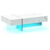Promotions Kavos staliukas 120x70x35 cm Baltas Su Saugykla