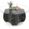 Promotions Apvalus kavos staliukas, 89x89x45,7 cm, juodas