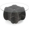 Promotions Apvalus kavos staliukas, 89x89x45,7 cm, juodas