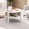 Promotions Kavos staliukas, 74x74x45 cm, baltas