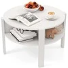 Promotions Kavos staliukas, 74x74x45 cm, baltas