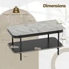 Promotions Kavos staliukas, 90x50x45.5 cm, pilkas, su laikymo vieta