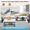 Promotions Kavos staliukas, 95x55x31 cm, Baltas