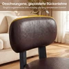 Promotions Kėdžių Rinkinys 2 Vnt Dirbtinė Oda Ruda Paminkštintas Atlošas Sulankstomas