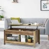 Promotions Kėlimu pakeliamas kavos staliukas, 109.2x48.3x50.8 cm, juodas