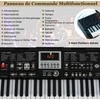 Promotions Klaviatūra, 61 klavišo elektrinio pianino rinkinys, 85x29x9 cm, juoda