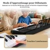 Promotions Klaviatūra, 61 klavišo elektrinio pianino rinkinys, 85x29x9 cm, juoda
