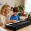 Promotions Klaviatūra, 61 klavišo elektrinio pianino rinkinys, 85x29x9 cm, juoda