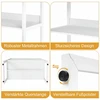 Promotions Knygų lentyna 64x33x90,5 cm Balta Metalas ir Medis