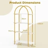Promotions Knygų lentyna Arkinė 4 aukštų 95x35x156 cm Balta Metalas