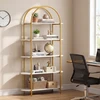 Promotions Knygų lentyna Arkinė 4 aukštų 95x35x156 cm Balta Metalas
