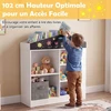 Promotions Knygų lentyna Namo forma 94x30x102 cm Balta MDF