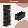 Promotions Komoda, 40x19x101 cm, Juoda