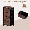 Promotions Komoda, 45x30x95 cm, ruda, audinio laikymas